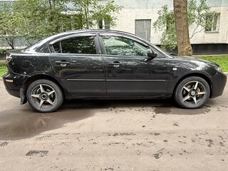 2006 Mazda 3 I (BK) Рестайлинг, чёрный, 360000 рублей, вид 4