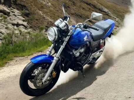 2008 Honda CB 400N, синий, 550000 рублей, вид 2