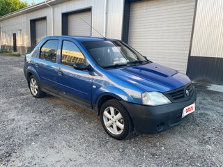 2007 Renault Logan I, синий, 149000 рублей, вид 3