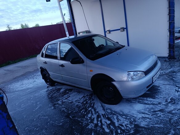 2008 Lada (ВАЗ) Kalina I, жёлтый, 150000 рублей - вид 1