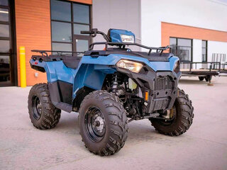 2026 Polaris Sportsman 450, голубой, 616600 рублей, вид 2