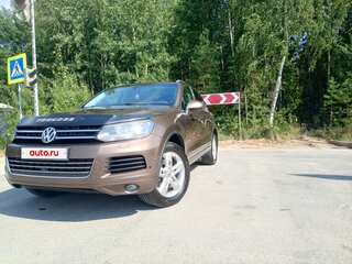 2011 Volkswagen Touareg II, коричневый, 1650000 рублей, вид 4