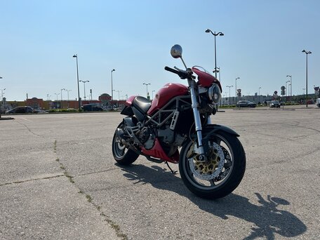 2001 Ducati Monster S4, красный, 350000 рублей, вид 5