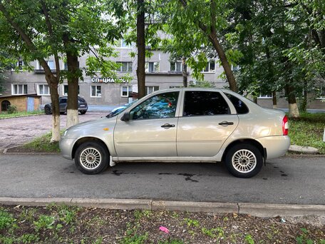 2007 Lada (ВАЗ) Kalina I, бежевый, 184000 рублей, вид 4