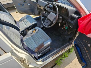 1985 Toyota Starlet III (P70), белый, 100000 рублей, вид 5