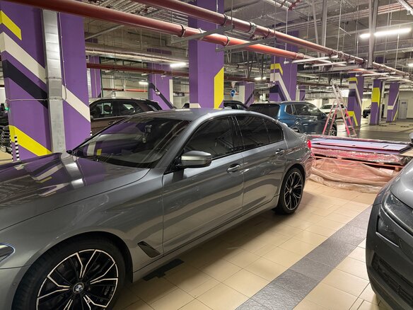 2019 BMW 5 серии 520d VII (G30/G31/G38), серый - вид 1