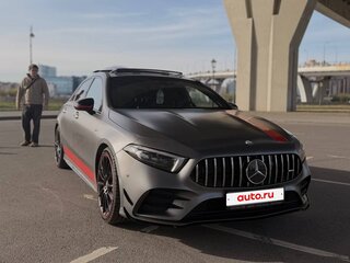 2022 Mercedes-Benz A-Класс AMG 35 AMG II (W177) Рестайлинг, серый, 3900000 рублей, вид 2