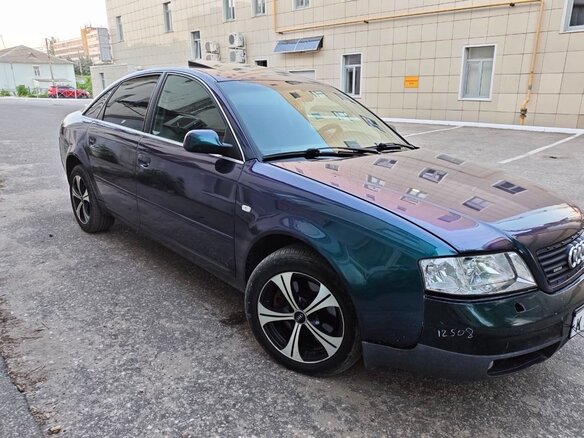 2000 Audi A6 II (C5), синий, 450000 рублей - вид 2
