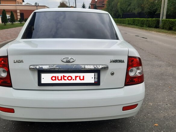 2012 Lada (ВАЗ) Priora I, белый, 350000 рублей - вид 4