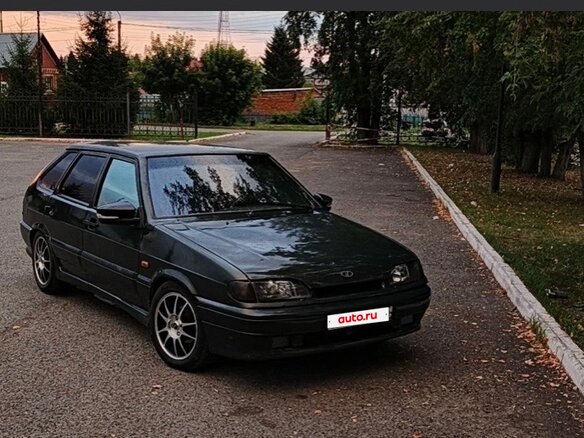 2006 Lada (ВАЗ) 2114, зелёный, 95000 рублей