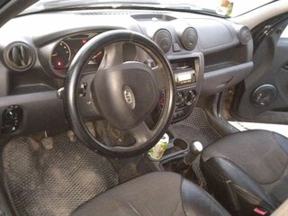 2012 Lada (ВАЗ) Granta I, чёрный, 265000 рублей, вид 4
