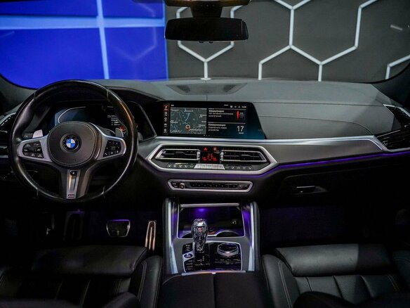 2021 BMW X6 30d III (G06), синий - вид 10