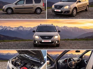 2016 Lada (ВАЗ) Largus I, серый, 450000 рублей, вид 1