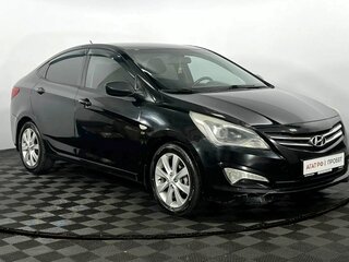 2014 Hyundai Solaris I Рестайлинг, чёрный, 760000 рублей, вид 4