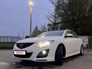 2011 Mazda 6 II (GH) Рестайлинг, белый, 1100000 рублей, вид 1