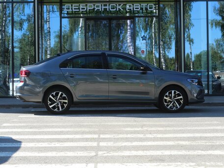 2021 Volkswagen Polo VI, серый, 1795000 рублей, вид 3