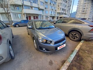 2013 Chevrolet Aveo II, серый, 820000 рублей, вид 3