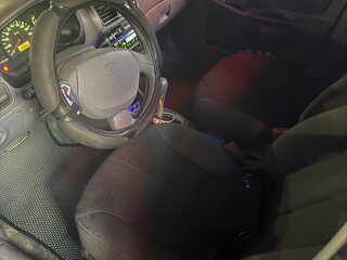 2008 Hyundai Accent ТагАЗ II, чёрный, 390000 рублей, вид 5