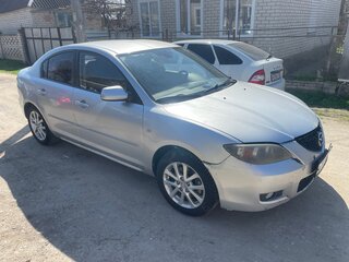 2008 Mazda 3 I (BK) Рестайлинг, серебристый, 450000 рублей, вид 2