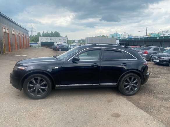 2008 Infiniti FX35 I (S50) Рестайлинг, чёрный, 930000 рублей - вид 4