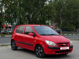 2007 Hyundai Getz I Рестайлинг, красный, 310000 рублей, вид 4