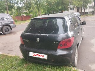 2004 Peugeot 307 I, чёрный, 205000 рублей, вид 3