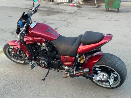 1995 Yamaha V-Max 1200, красный, 400000 рублей, вид 3