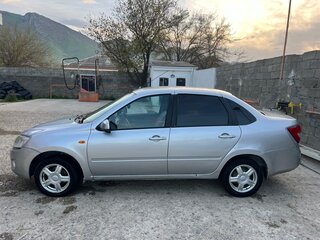 2013 Lada (ВАЗ) Granta I, серебристый, 450000 рублей, вид 3