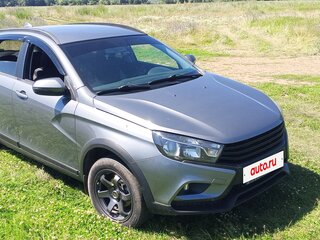2019 Lada (ВАЗ) Vesta SW I, серый, 830000 рублей, вид 3