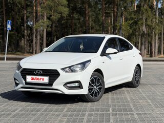 2019 Hyundai Solaris II, белый, 1080000 рублей, вид 1