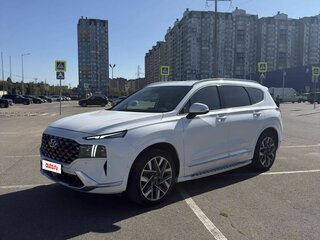 2020 Hyundai Santa Fe IV Рестайлинг, белый, 3550000 рублей, вид 1