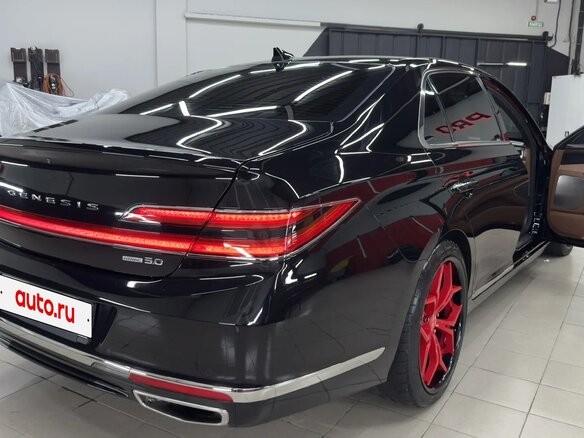2020 Genesis G90 I Рестайлинг, чёрный, 4900000 рублей - вид 12