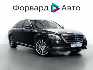 2019 Mercedes-Benz S-Класс 560 e Long VI (W222, C217) Рестайлинг, чёрный, 7849000 рублей, вид 1
