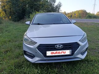 2018 Hyundai Solaris II, жёлтый, 740000 рублей, вид 3