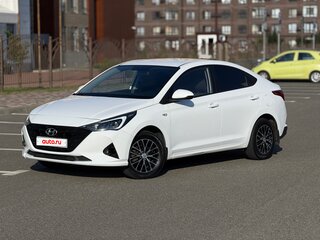 2021 Hyundai Solaris II Рестайлинг, белый, 1520000 рублей, вид 1