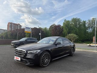 2021 Mercedes-Benz S-Класс 450 Long 4MATIC VII (W223), чёрный, 11900000 рублей, вид 1