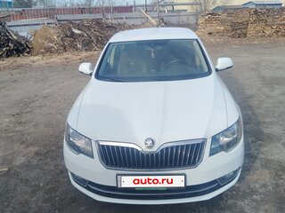 2014 Skoda Superb DSG II Рестайлинг, белый, 1250000 рублей, вид 2