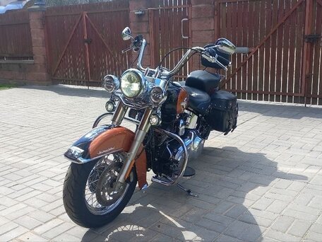 2015 Harley-Davidson Heritage, оранжевый, 1170000 рублей, вид 3