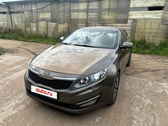 2012 Kia Optima III, коричневый, 890000 рублей