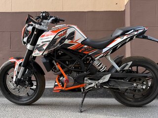 2013 KTM 200 Duke, белый, 160000 рублей, вид 2