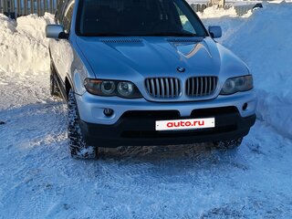 2005 BMW X5 3.0i I (E53) Рестайлинг, серебристый, 1000000 рублей, вид 2