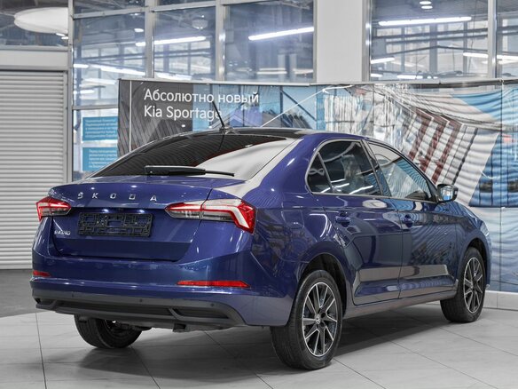 2022 Skoda Rapid II, синий - вид 5