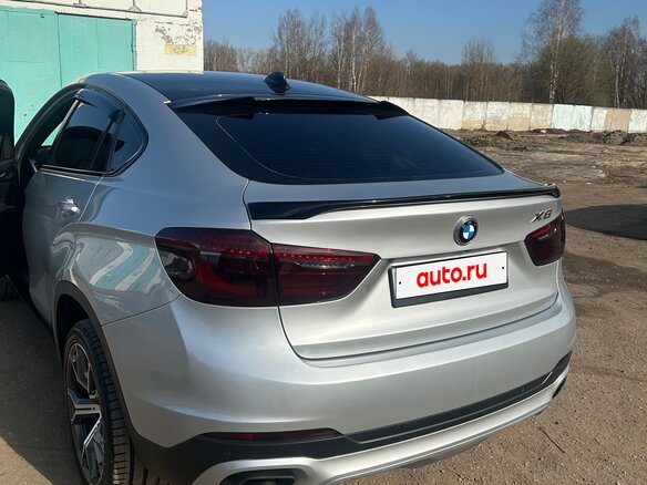 2015 BMW X6 30d II (F16), серебристый, 3199000 рублей - вид 8