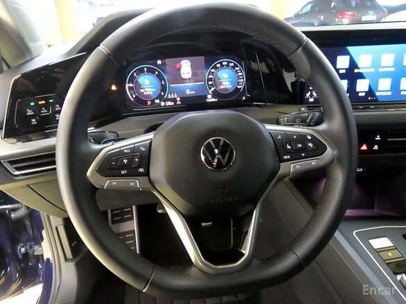 2022 Volkswagen Golf VIII, синий - вид 9
