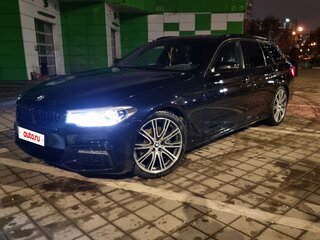 2018 BMW 5 серии 520d xDrive VII (G30/G31/G38), синий, 3300000 рублей, вид 4