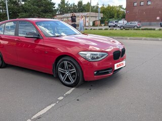 2012 BMW 1 серии 118i II (F20/F21), красный, 1400000 рублей, вид 2