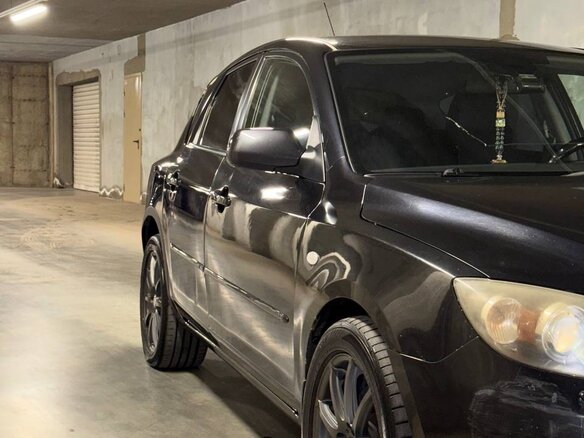 2007 Mazda 3 I (BK) Рестайлинг, чёрный, 540000 рублей - вид 1