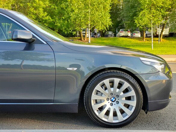 2008 BMW 5 серии 525i V (E60/E61) Рестайлинг, серый - вид 32