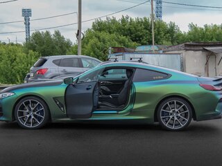 2019 BMW 8 серии M850i xDrive II (G14/G15/G16), зелёный, 6700000 рублей, вид 4