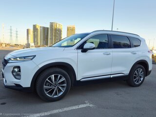 2019 Hyundai Santa Fe IV, белый, 3150000 рублей, вид 3